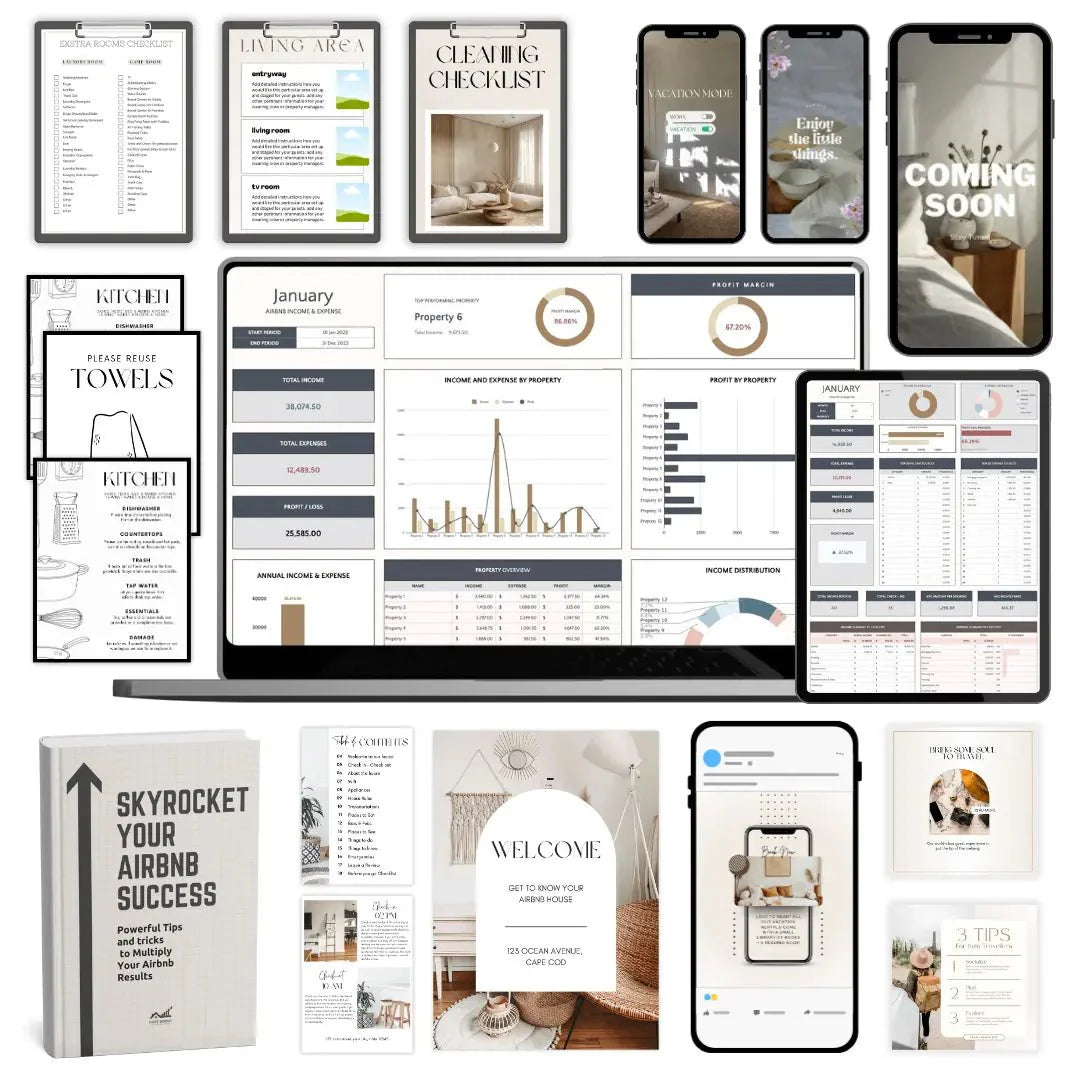 The Ultimate Host Bundle: Templates, Finance & Marketing Kit